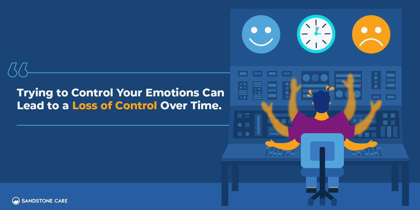 a man sitting at a desk with a laptop and a clock