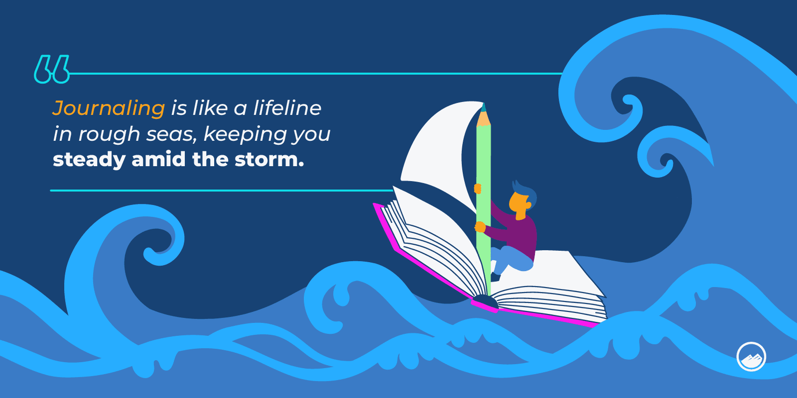 there is a book with a pencil and a bookmark on it