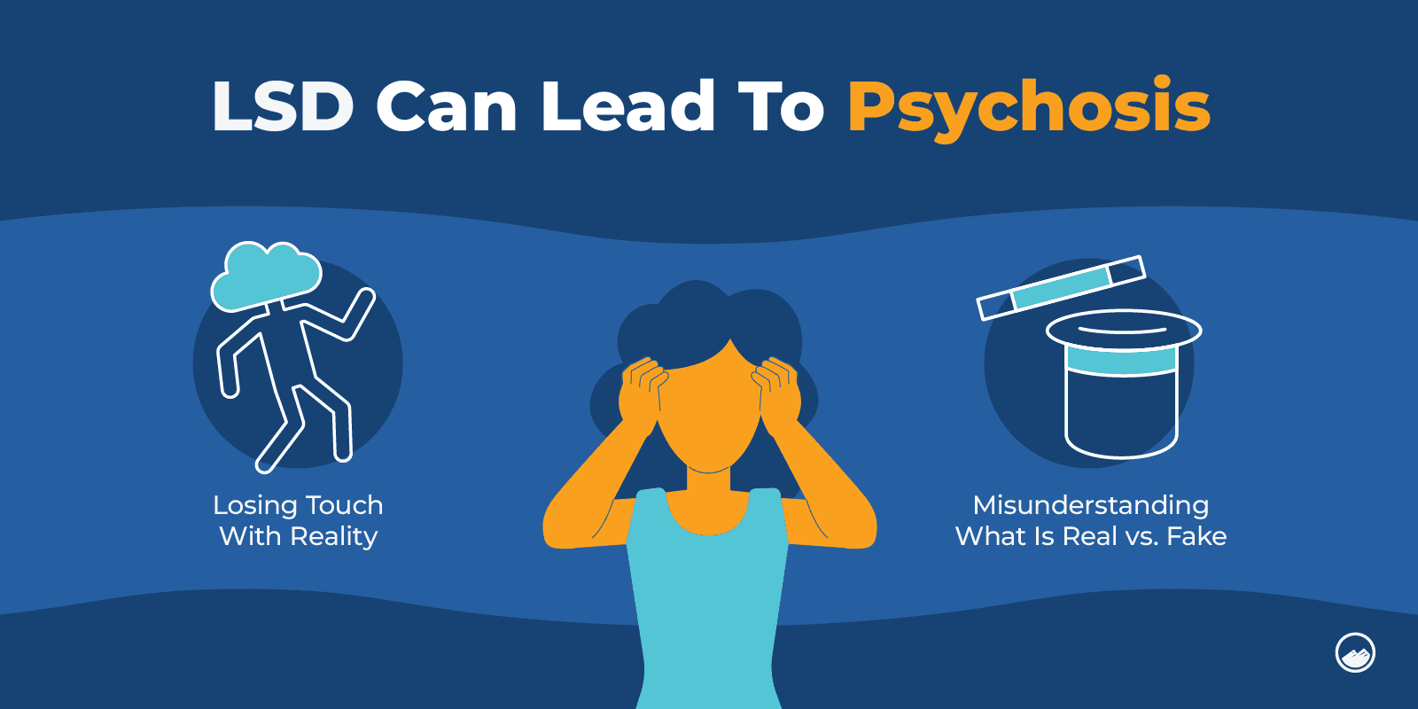 a woman is holding her head in her hands and looking at a bucket with a person in it