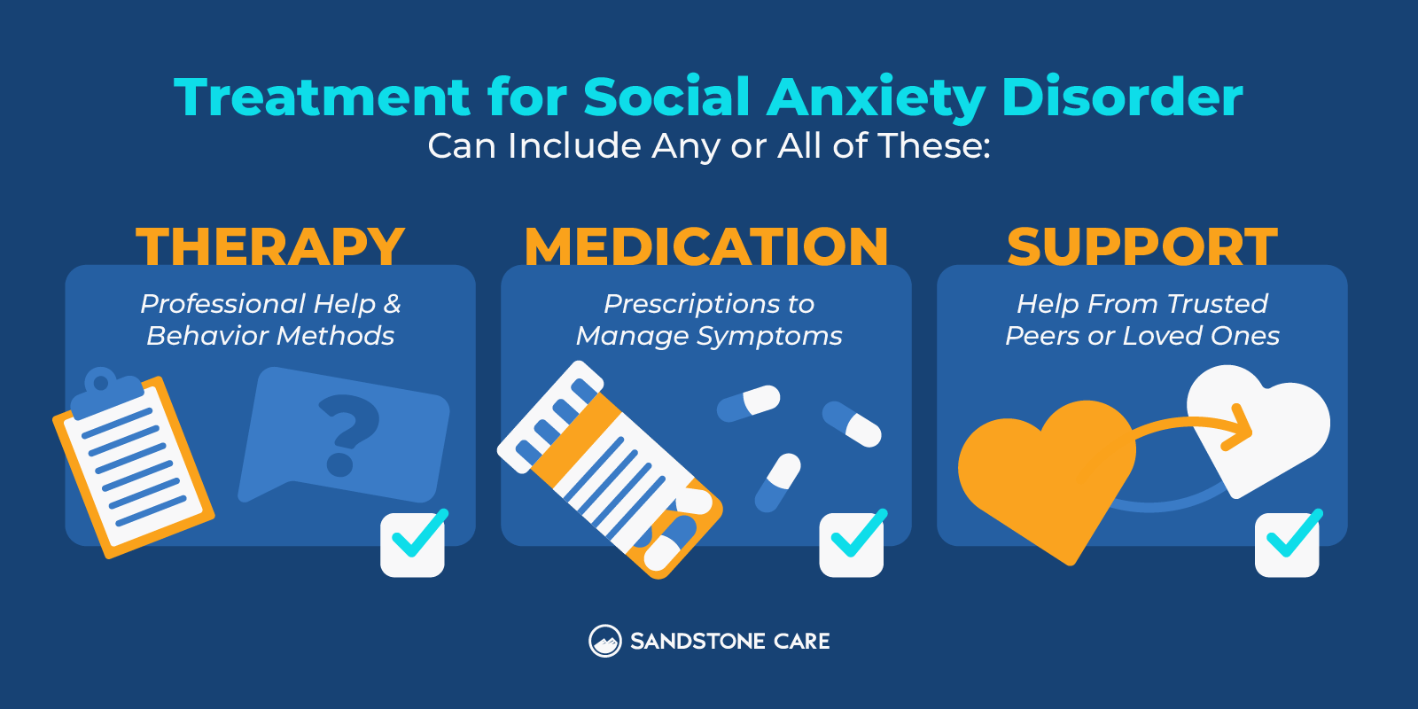 a blue background with a graphic of a doctor and a patient