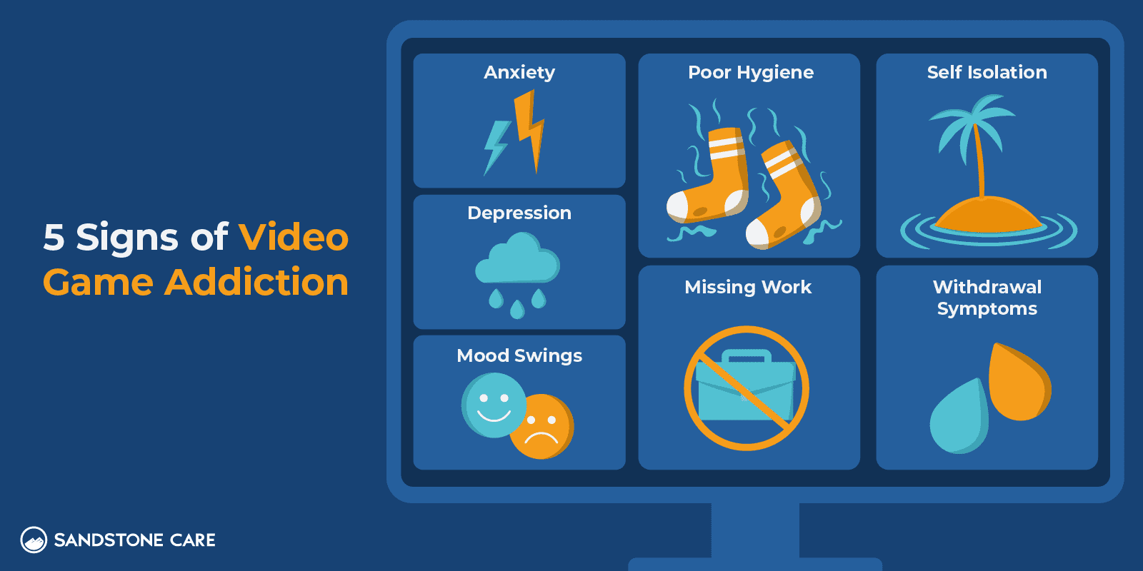 Video Game Addiction Graphics_09 five signs of video game addiction