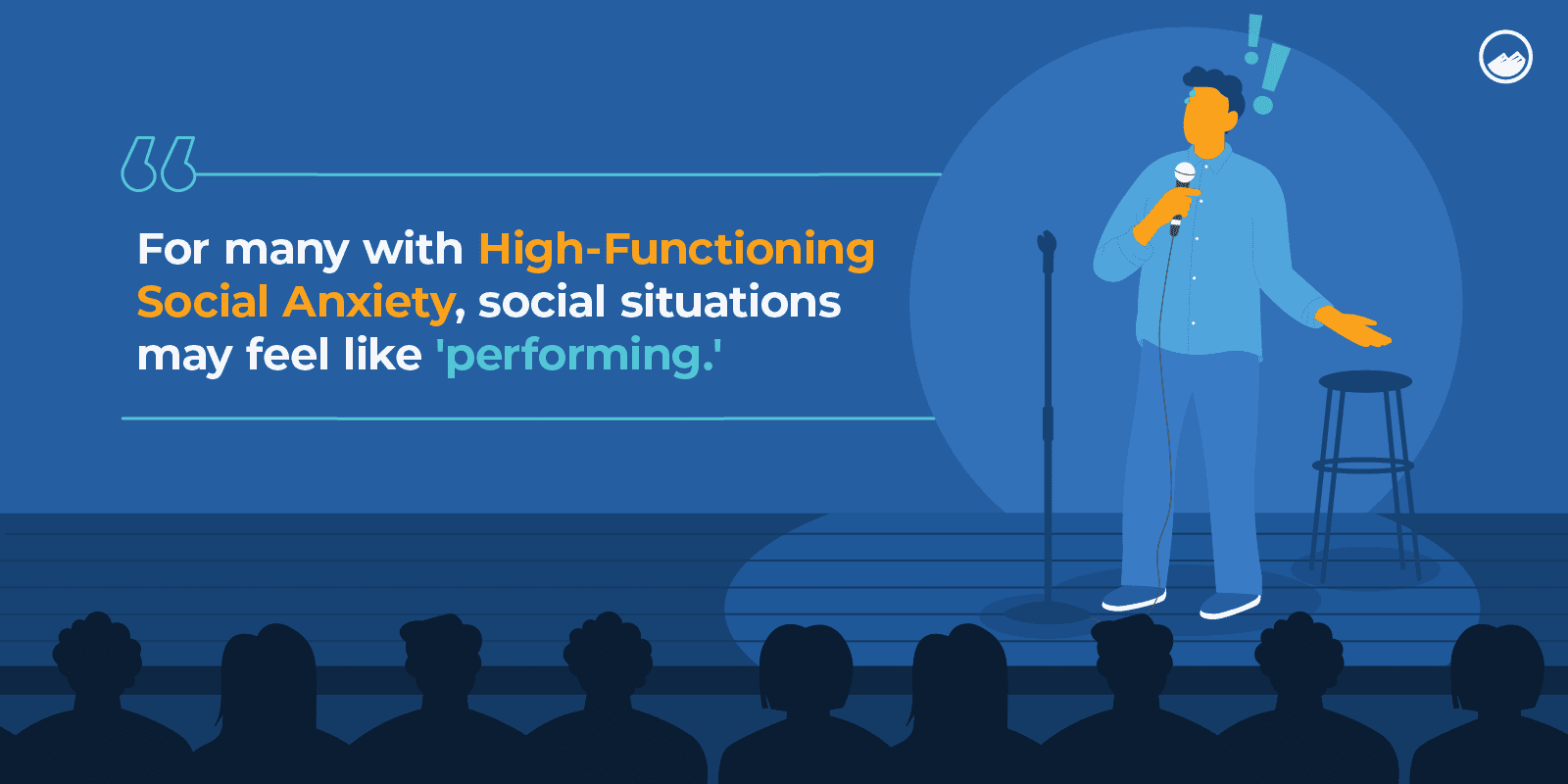 there is a man standing on stage with a microphone and a microphone