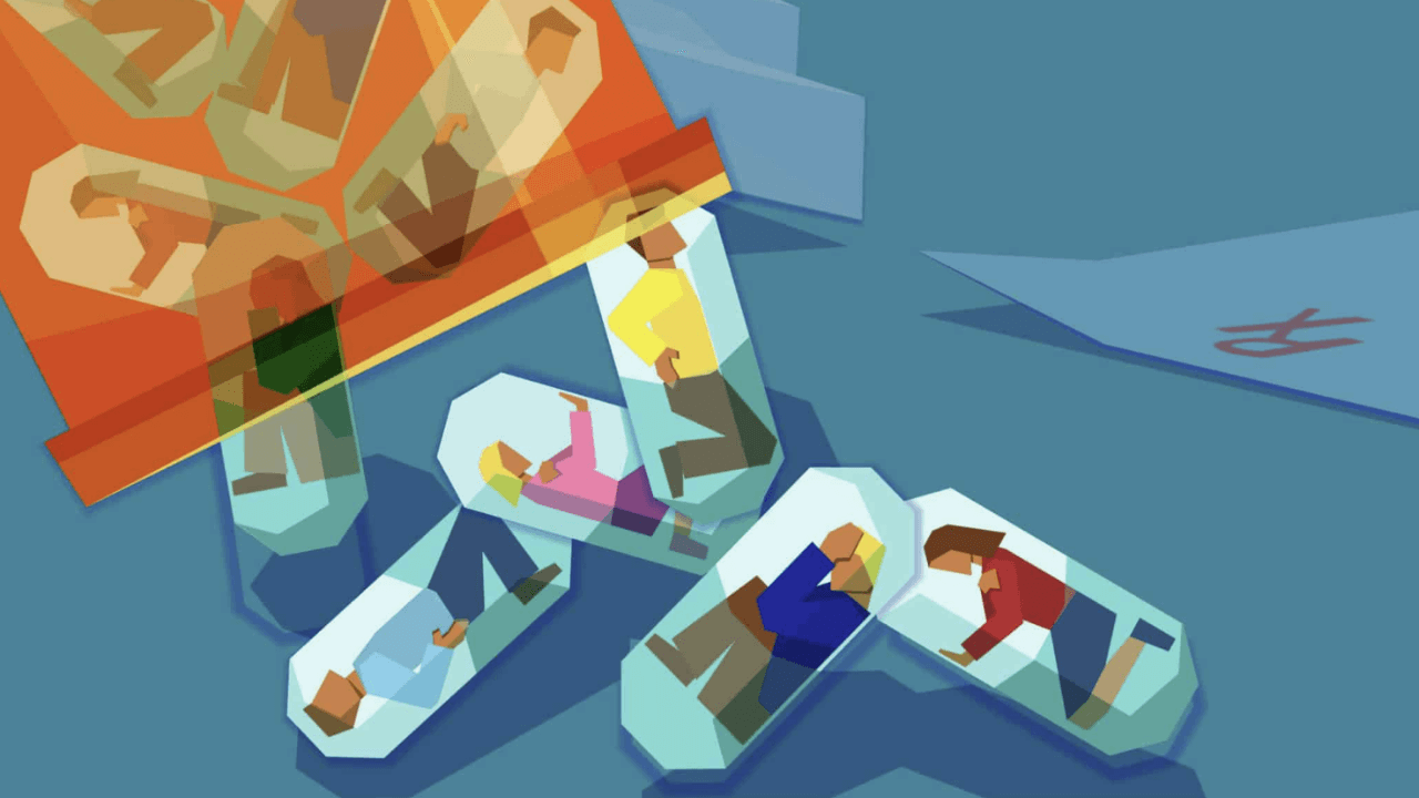 there are many people that are walking around in the ice