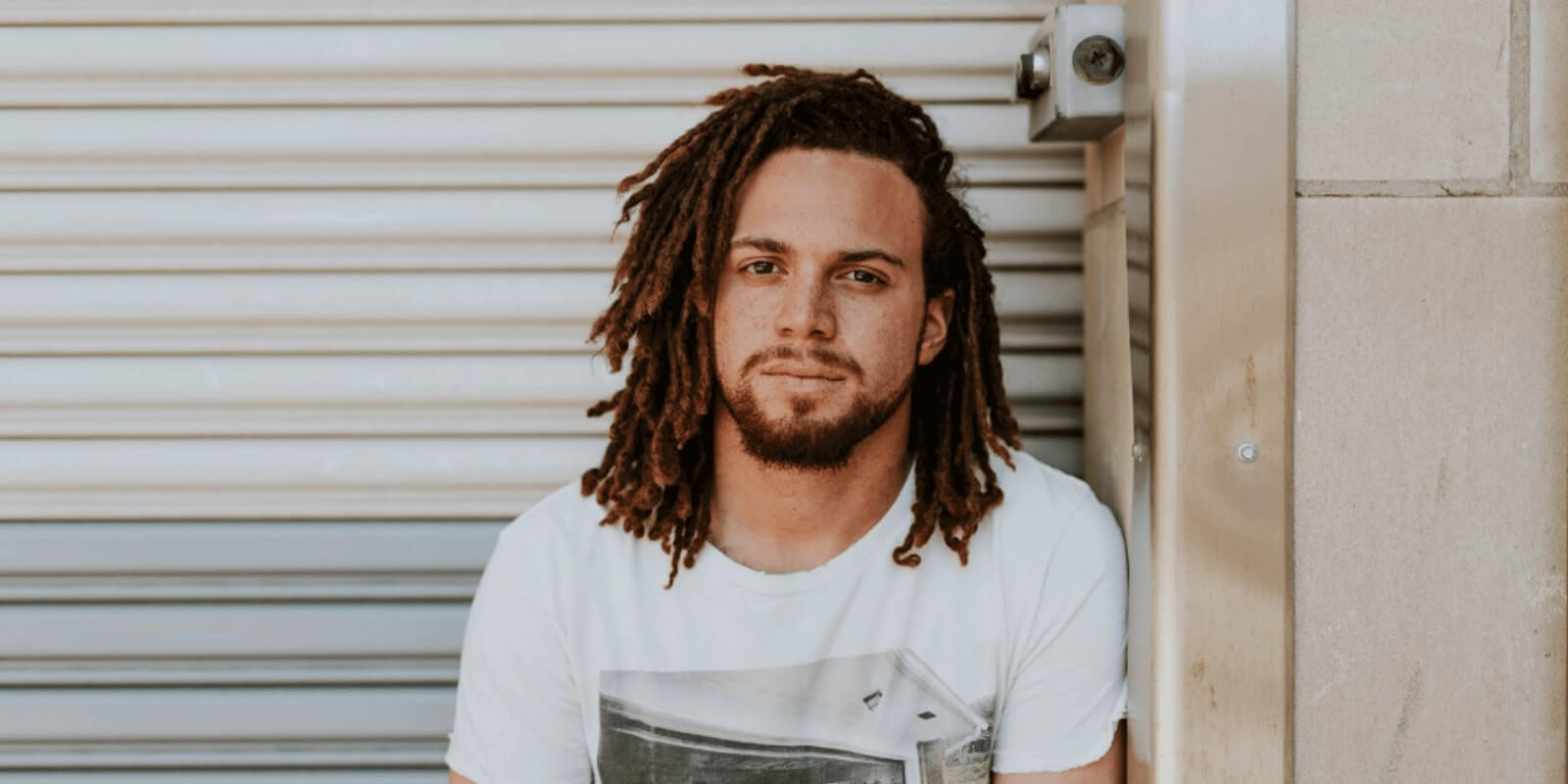 Young adult staring at the camera