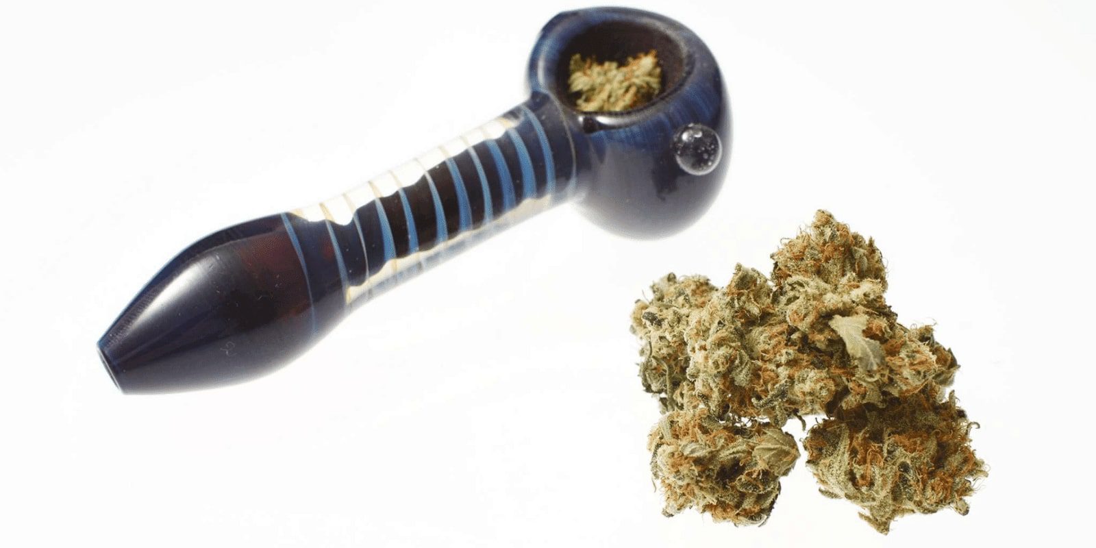 Marijuana Pipes with flower buds