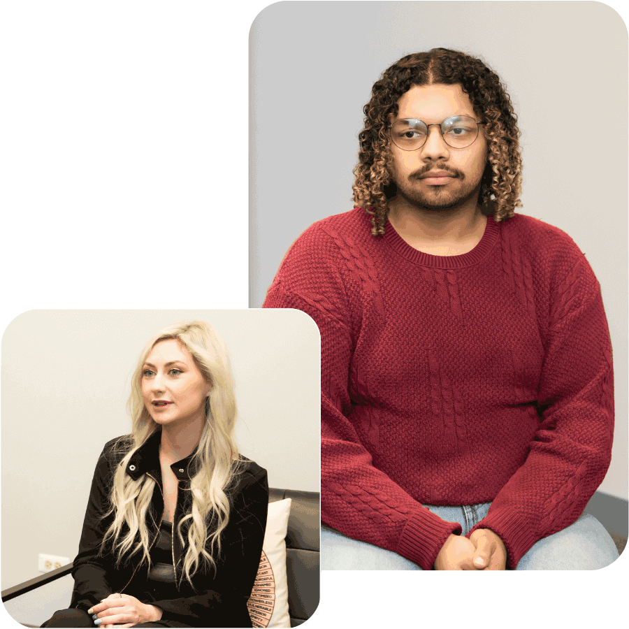 Sandstone Care Collage image with clients