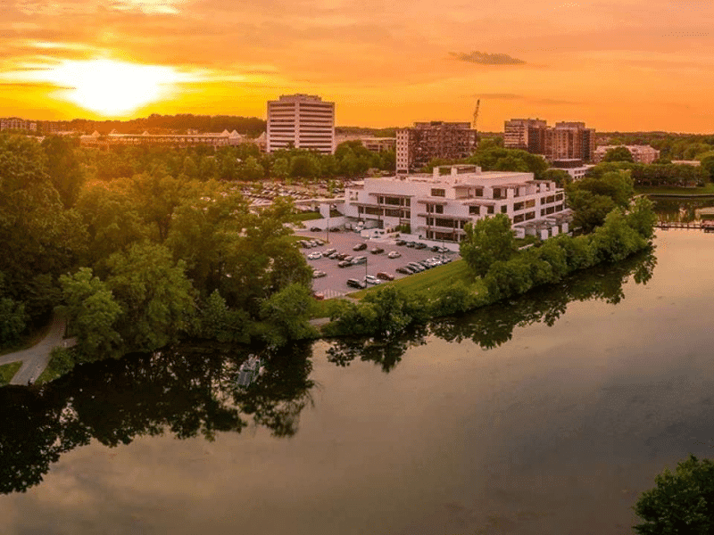 Lake Kittamaqundi in Columbia, MD