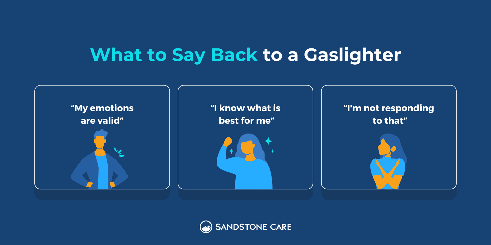 a couple of people are standing in front of a blue background