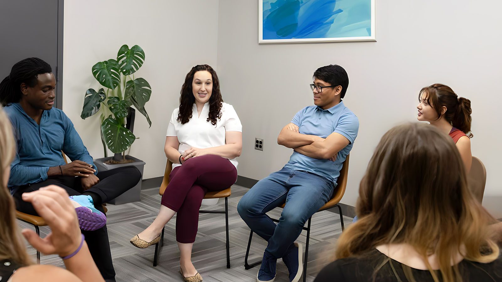 Alexandria Slider 1 Group Therapy Session